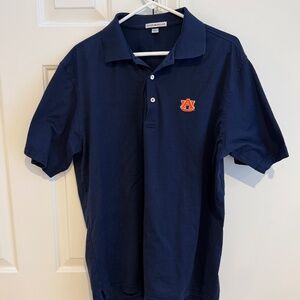 Peter Millar Crown Soft Classic Golf Polo – Men’s Large – Navy Blue